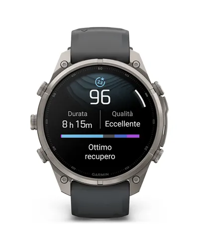 Garmin Fenix 9 Pro AMOLED inReach Cassa 47mm Orologio GPS Cardio Integrato, Titanio/Graphite Black