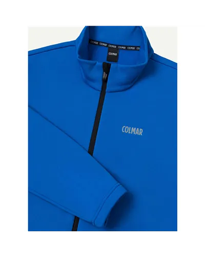 Colmar Men's Stratch Ski Fleece, Digital Blue