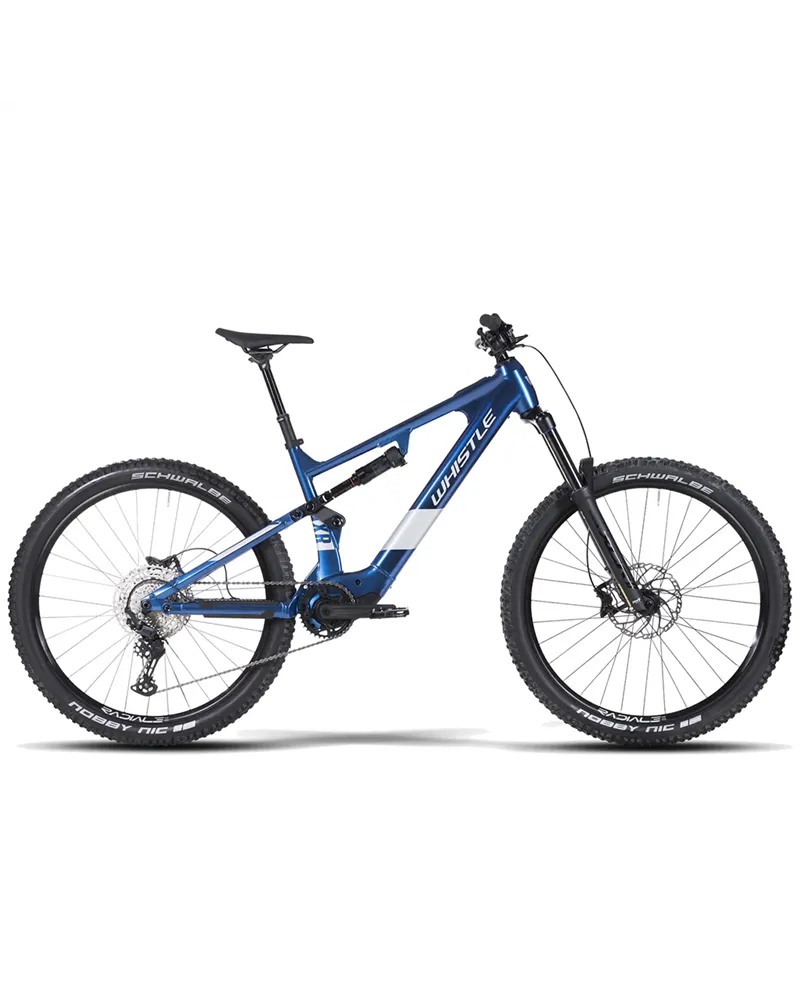 Atala Whistle e-MTB AXR RA4.7 Shimano Deore 12sp Avinox M2 800Wh, Blue/Silver
