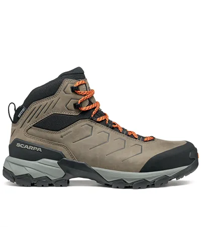 Scarpa Moraine Mid Pro GTX Gore-Tex Men's Hiking Boots, Fossil Brown (Nubuck)