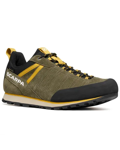 Scarpa Crux 2 GTX Gore-Tex Men's Approach Shoes, Kalamata/Lemon Curry
