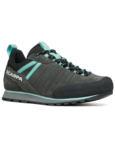Scarpa Crux 2 GTX Gore-Tex Scarpe Avvicinamento Donna, Shark Gray/Aqua