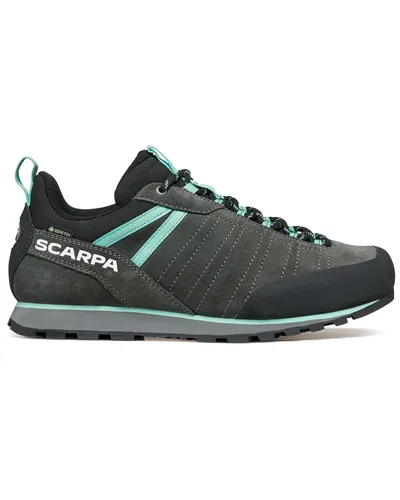 Scarpa Crux 2 GTX Gore-Tex Scarpe Avvicinamento Donna, Shark Gray/Aqua
