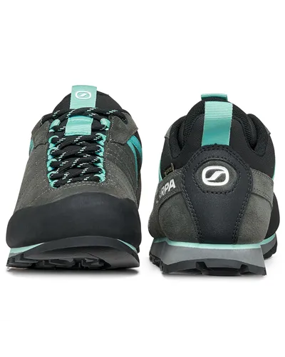 Scarpa Crux 2 GTX Gore-Tex Men's Approach Shoes, Shark Gray/Aqua