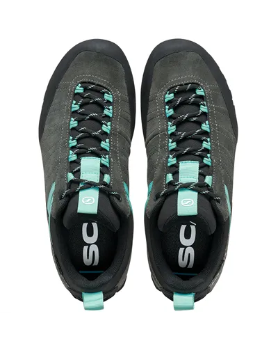 Scarpa Crux 2 GTX Gore-Tex Men's Approach Shoes, Shark Gray/Aqua