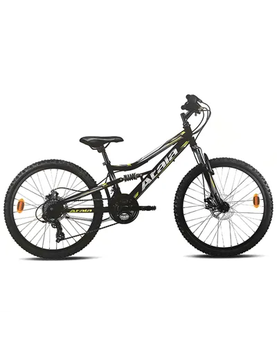 Atala Storm 24" MD Shimano Tourney 21V, Nero/Giallo Fluo