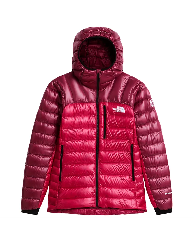 The North Face Summit Breithorn RDS Women's Packable Hooded Down Jacket, Lali Guran/Burgundy Crush