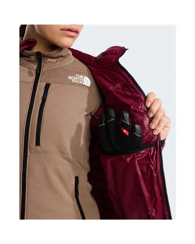 The North Face Summit Breithorn RDS Giacca Piumino Comprimibile con Cappuccio Donna, Lali Guran/Burgundy Crush