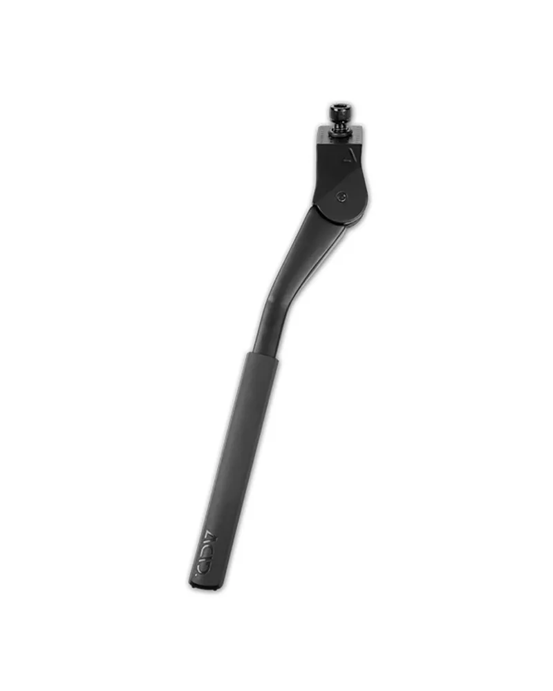 Acid CM Pure Cavalletto Laterale Regolabile Attacco Centrale Bici Cube da 24" a 28", Nero