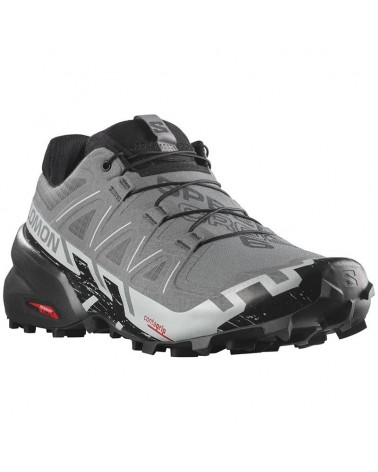 Salomon Speedcross 6 Wide Men's Trail Running Shoes, Quiet Shade/Black/Pearl Blue