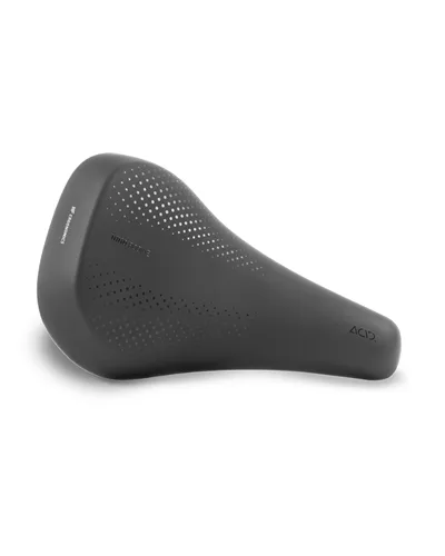 Acid Nino Rookie Ergonomic Kids Saddle - 12-14" Wheels, Black