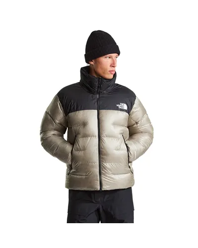 The North Face Summit Nuptse RDS Giacca Piumino con Cappuccio Uomo, Stone Slab/TNF Black
