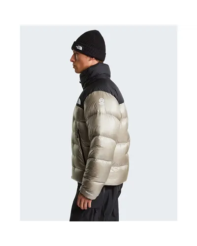 The North Face Summit Nuptse RDS Giacca Piumino con Cappuccio Uomo, Stone Slab/TNF Black