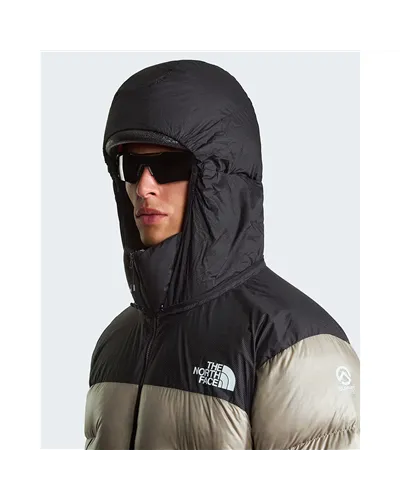 The North Face Summit Nuptse RDS Giacca Piumino con Cappuccio Uomo, Stone Slab/TNF Black