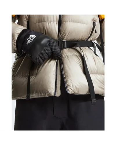 The North Face Summit Nuptse RDS Men's Hooded Down Jacket, Stone Slab/TNF Black