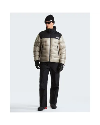 The North Face Summit Nuptse RDS Giacca Piumino con Cappuccio Uomo, Stone Slab/TNF Black