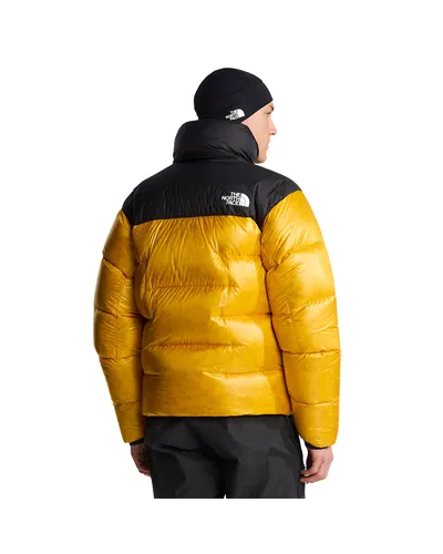 The North Face Summit Nuptse RDS Giacca Piumino con Cappuccio Uomo, Summit Gold/TNF Black