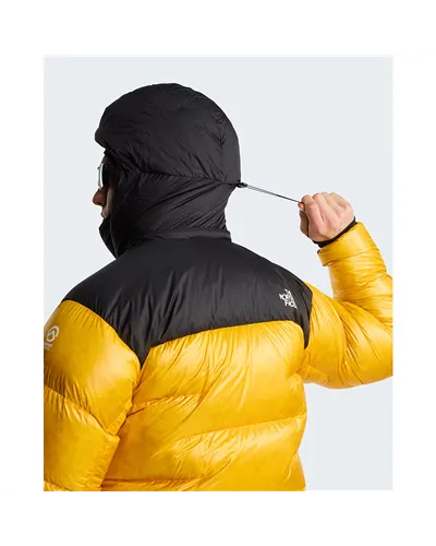 The North Face Summit Nuptse RDS Giacca Piumino con Cappuccio Uomo, Summit Gold/TNF Black