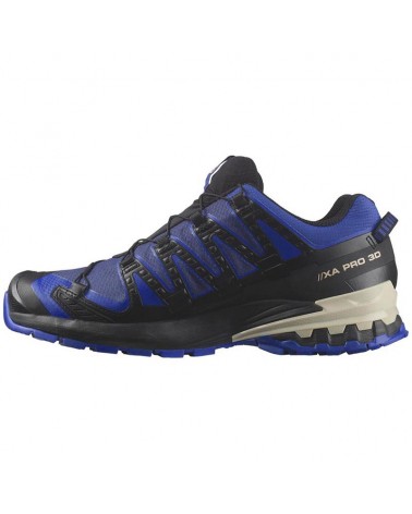 Salomon XA Pro 3D V9 GTX Gore-Tex Men's Trail Running Shoes, Blue Print/Surf the Web/Lapis Blue