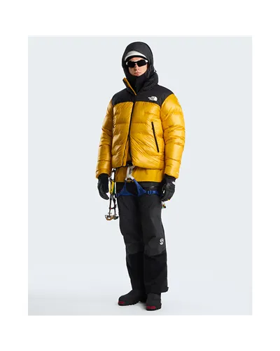 The North Face Summit Nuptse RDS Giacca Piumino con Cappuccio Uomo, Summit Gold/TNF Black