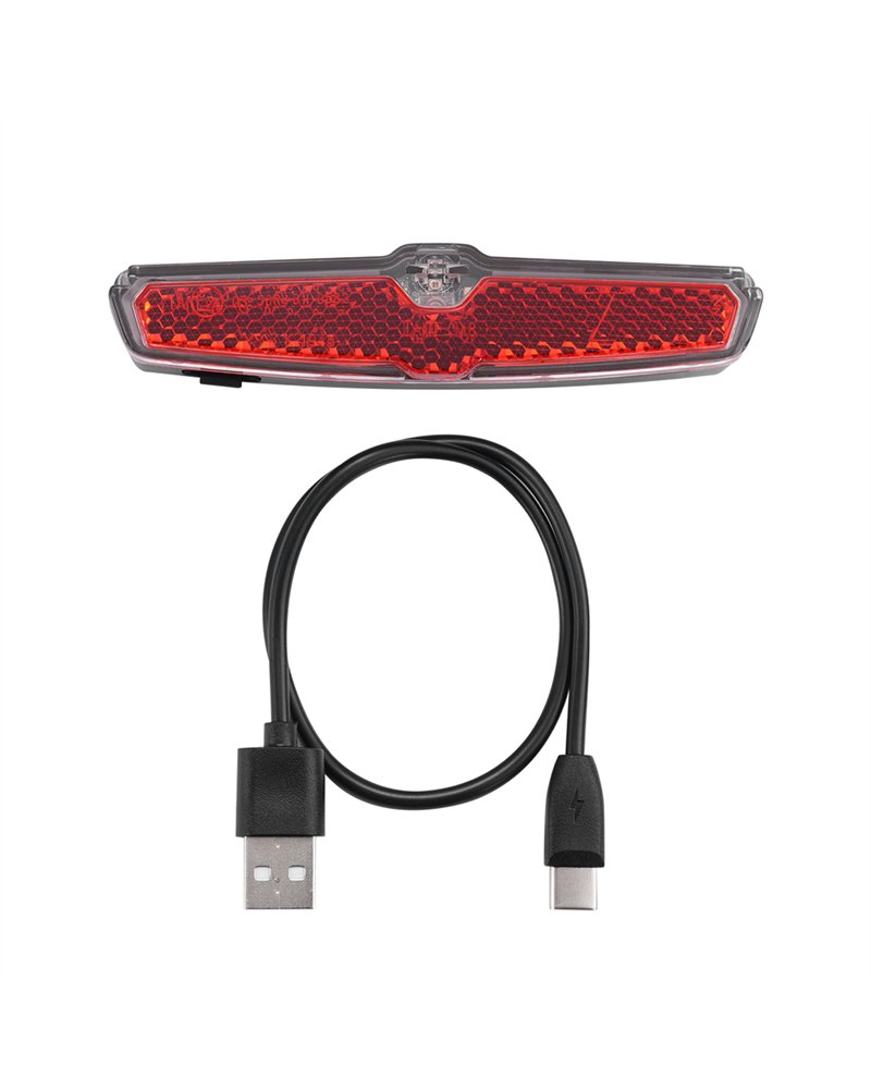 Sate-lite Luce posteriore M8 con catarifrangente integrato