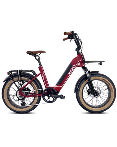 XP Bikes I-K+ e-Bike Fat 20" 8s HDB 696Wh, Red