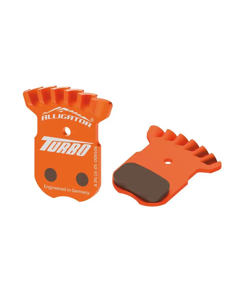 Alligator Coppia Pastiglie Alligator Turbo con Molle, Compatibili Shim Ano Ultegra