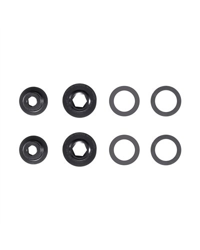 Avinox Crankset Screw Kit (dual chainring, laser-engraved cap)