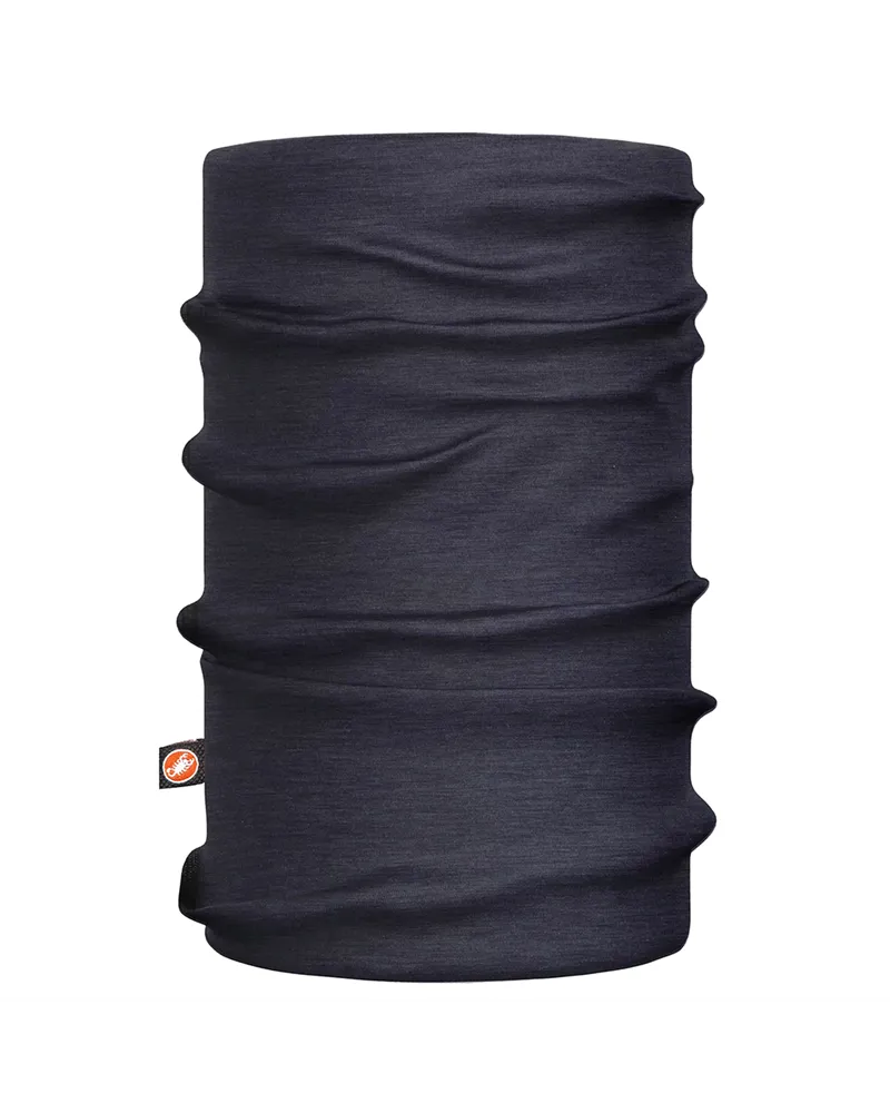 Castelli Merino Neck Warmer Scaldacollo, Light Black
