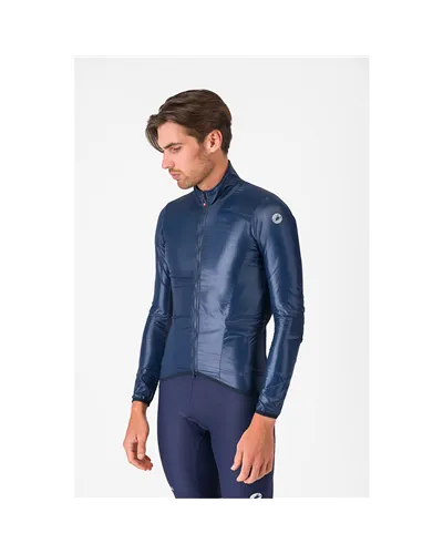 Castelli Aria Shell 2 Giacca Uomo Antivento Ripiegabile, Belgian Blue