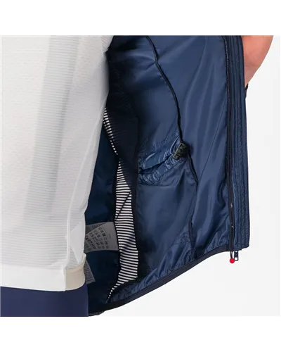 Castelli Aria Shell 2 Giacca Uomo Antivento Ripiegabile, Belgian Blue
