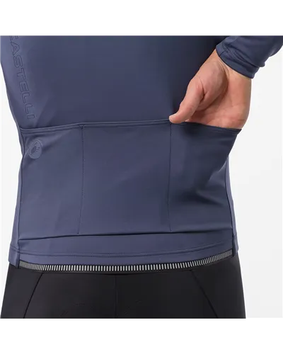 Castelli Espresso 2 Giacca Termica Antivento Uomo, Twilight Blue