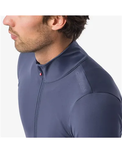 Castelli Espresso 2 Giacca Termica Antivento Uomo, Twilight Blue