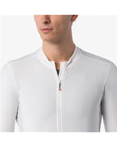 Castelli Espresso Thermal 2 Maglia Maniche Lunghe Full Zip Uomo, Ivory