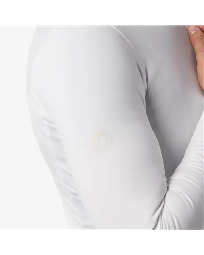 Castelli Espresso Thermal 2 Maglia Maniche Lunghe Full Zip Uomo, Ivory