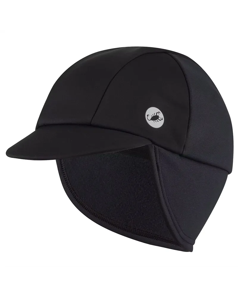 Castelli Estremo Thermal Winter Cap Polartec AirCore Sottocasco Invernale Unisex, Black