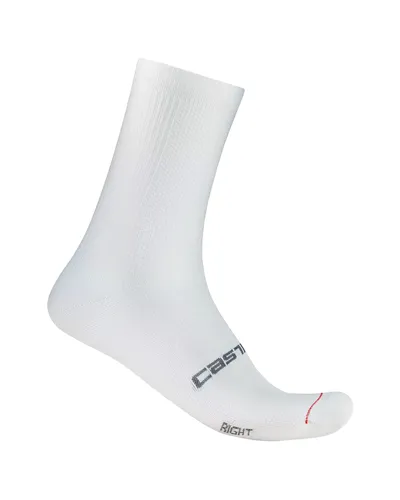 Castelli Espresso 18 Unisex Unisex Cycling Socks, White