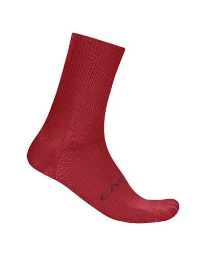 Castelli Espresso 18 Calze Ciclismo Unisex, Garnet