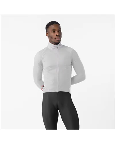 Castelli Transition Air Giacca Ripiegabile Antipioggia/Antivento Uomo, Ivory