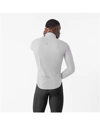 Castelli Transition Air Giacca Ripiegabile Antipioggia/Antivento Uomo, Ivory