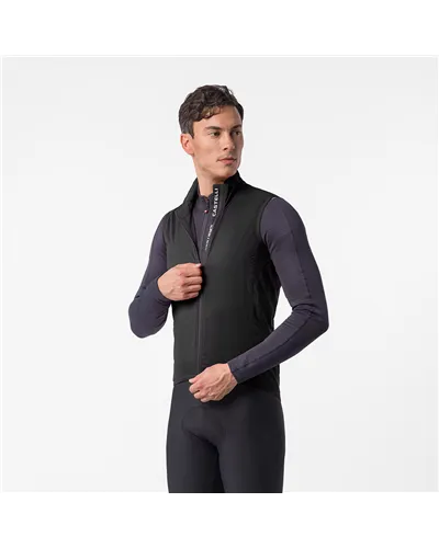 Castelli Transition Air Vest Gilet Ripiegabile Antipioggia/Antivento Uomo, Black