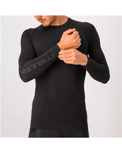 Castelli Core Seamless Men's Long Sleeves Base Layer, Black