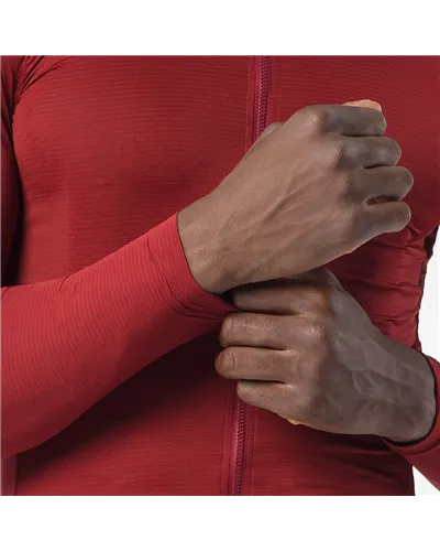 Castelli Espresso 2 Maglia Maniche Lunghe Full Zip Uomo, Garnet