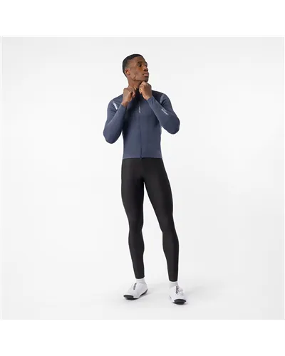 Castelli Perfetto 4 Rosso Corsa Polartec AirCore Giacca Antipioggia/Antivento Uomo, Twilight Blue