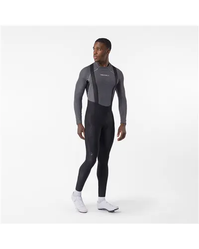 Castelli Espresso 2 Bibtight Salopette Lunga Uomo, Black (Fondello Progetto X² Air)