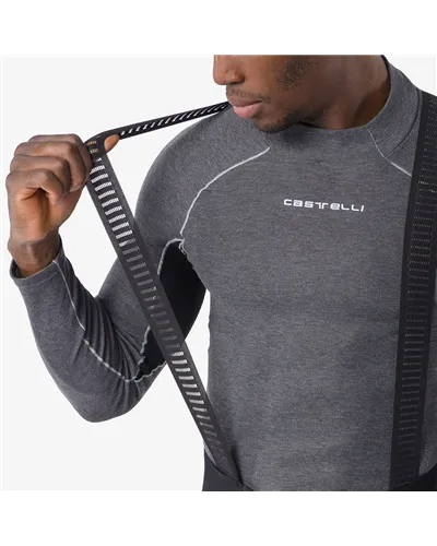 Castelli Espresso 2 Bibtight Salopette Lunga Uomo, Black (Fondello Progetto X² Air)