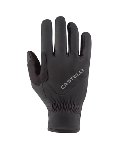 Castelli Entrata Thermal 3 Primaloft Guanti Invernali Ciclismo Unisex Touchscreen, Black