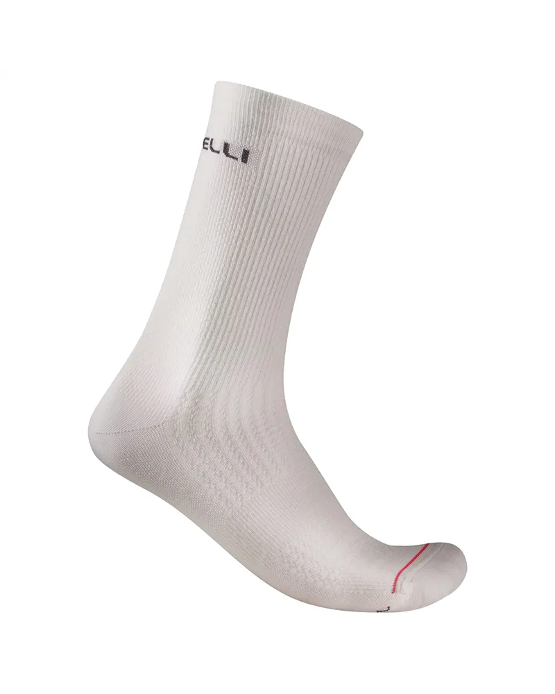 Castelli Bandito 2 Merino 18 Unisex Cycling Socks, White