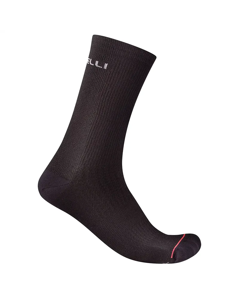 Castelli Bandito 2 Merino 18 Unisex Cycling Socks, Black