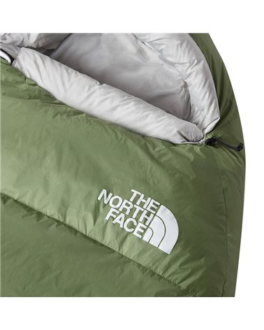 The North Face Green Kazoo Down Sleeping Bag Regular - Right Hand, Forest Shade/Tin Grey